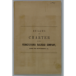 By-laws and charter of the PA Railroad Co.