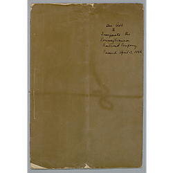 An Act to Incorporate the PA Railroad Co.