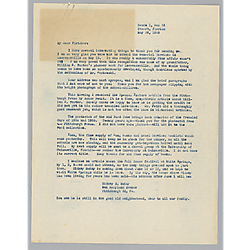 Letter from Evelyn Morneweck to Fletcher Hodges, Jr.