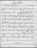 Opus 8 Marsch-Fantasie fur grosses Orchester: 2nd violin