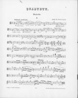 Opus 21 Erstes Quartet fur Violine, Bratsche viola