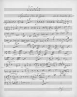 Opus 35 Symphonic ode to Byron: viola