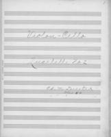 Opus 40 Second piano quartet: cello