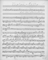 Opus 43 Dedication march: cello