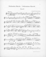 Opus 43 Dedication march: 2nd flute