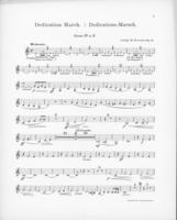 Opus 43 Dedication march: 4th horn