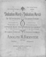Opus 43 Dedication march: 1st violin