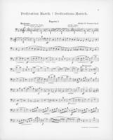 Opus 43 Dedication march: 1st basson