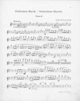 Opus 43 Dedication march: 2nd flute