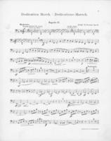 Opus 43 Dedication march: 2nd bassoon
