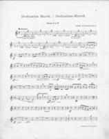 Opus 43 Dedication march: 1st horn