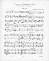 Opus 48 Prelude to Goethe's Faust: 2nd violin