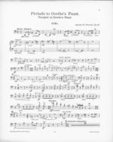 Opus 48 Prelude to Goethe's Faust: cello