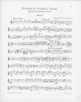 Opus 48 Prelude to Goethe's Faust: 1st oboe