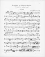 Opus 48 Prelude to Goethe's Faust: 1st bassoon
