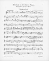 Opus 48 Prelude to Goethe's Faust: 1st trumpet