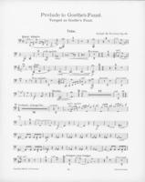 Opus 48 Prelude to Goethe's Faust: tuba
