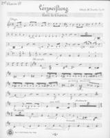 Opus 51 Verzweiflung: 2nd clarinet