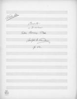 Opus 52 Concerto for violin and orchestra: solo violin