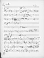 Opus 52 Concerto for violin and orchestra: 1st trombone