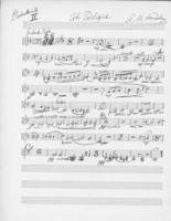 Opus 59 At twilight: 2nd clarinet