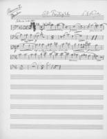 Opus 59 At twilight: 1st trombone