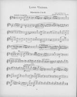 Opus 80 Love Visions: 1st clarinet