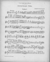 Opus 81 American ode: 1st violin