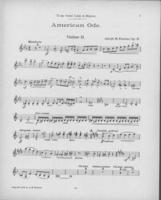 Opus 81 American ode: 2nd violin