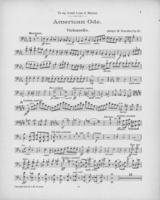 Opus 81 American ode: cello