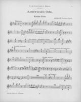 Opus 81 American ode: piccolo