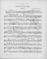 Opus 81 American ode: 1st flute