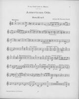 Opus 81 American ode: 3rd horn
