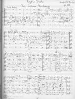 Foerster Orchestra MSS Scores Vol. 6: Opus 82 Lyric suite