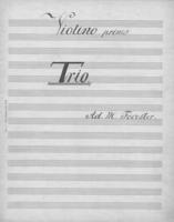 Opus 29 Trio for piano, violin and violoncello violin