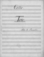 Opus 29 Trio for piano, violin and violoncello cello