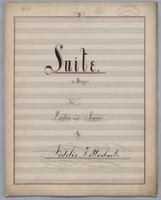 Suite No. 3 - Score,