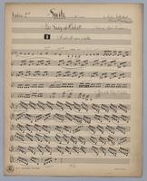Suite in D minor The lady of Shalott - Parts: Violin 2,