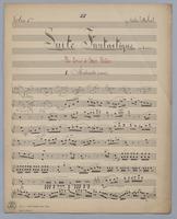 Suite Fantastique in E minor : The Legend of Sleepy Hollow (by Washington Irving) - Parts: Violin 1,