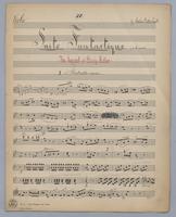 Suite Fantastique in E minor : The Legend of Sleepy Hollow (by Washington Irving) - Parts: Viola,