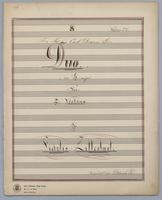 Duo : [no.] 8 - Parts: Violin 1,