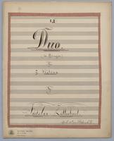 Duo No. 13 - Parts: Violin 1,
