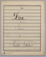 Duo No. 14 - Parts: Violin 1,