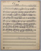 Duo No. 20 - Parts: Violin 2,