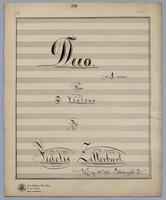 Duo No. 35 - Parts: Violin 1,