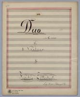 Duo No. 40 - Parts: Violin 1,