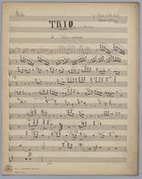 Trio for Violin, Flute and Piano in D Minor - Parts: Flute,