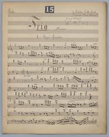 Trio for Violin, Flute and Piano in D Minor - Parts, Flute,