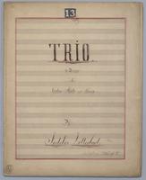 Trio for Violin, Flute and Piano in Bb major - Score,