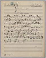 Duo : [no.] 2 for Violin and Violoncello - Parts: Violoncello,